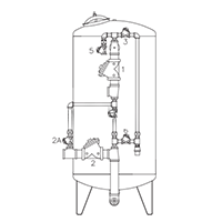 Industrial Water Softener Valve Repair Diagram for Aquamatic and Similar Valves