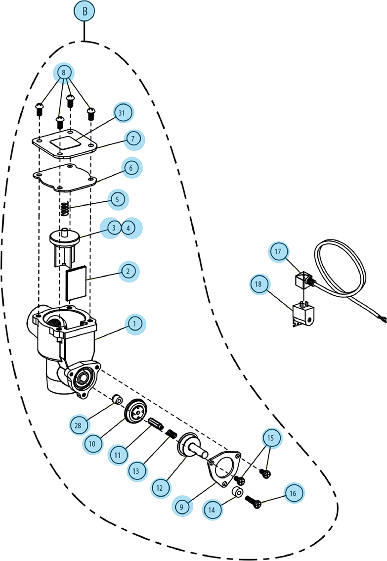 Brine Refill Valve Diagram