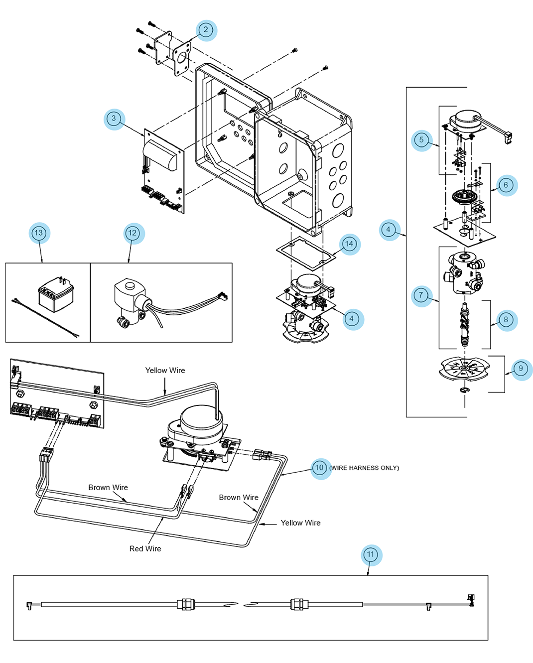 Culligan MVP Valve Mounted Controller Diagram